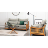KIPARISAS sofa su ąžuolo porankiais