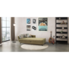 Vienvietė sofa-lova su patalynės dėže 90×195