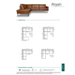 Minkštas kampas Royan – nesenstantis dizainas