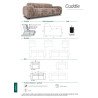 Sofa Cuddle – skandinaviškas komfortas ir dizainas