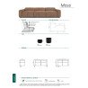 Modulinė sofa Moss – urbanistinis minimalizmas