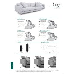 Sofa Lazy – modernus komfortas