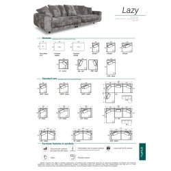 Sofa Lazy – modernus komfortas