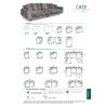 Sofa Lazy – modernus komfortas