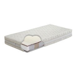 Multipocket čiužinys su kokosu: lateksas arba HR – dvipusis 24 cm