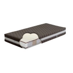 Multipocket čiužinys su kokosu: lateksas arba HR – dvipusis 24 cm