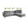 Elbrus sofa su pufu ir išplečiama sėdėjimo zona