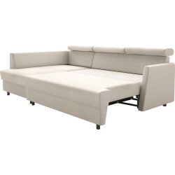 Fiore kampinė sofa mažoms erdvėms