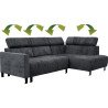 Naboo ergonomiška kampinė sofa poilsiui