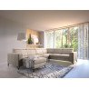 Minimalistinė modulinė kampinė sofa Aspen interjerui