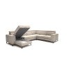 Minimalistinė modulinė kampinė sofa Aspen interjerui