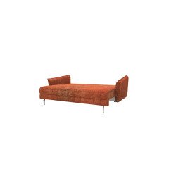 Molta sofa su reguliuojamomis galvos atramomis