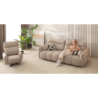 AMBER trivietė sofa su miegamuoju mechanizmu