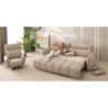 AMBER trivietė sofa su miegamuoju mechanizmu