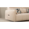 AMBER trivietė sofa su miegamuoju mechanizmu